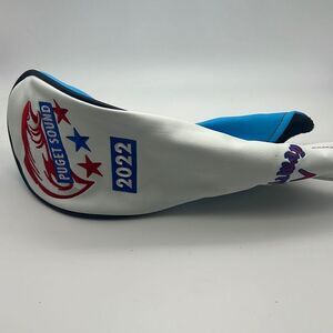 Callaway Golf rare‎ leather fairway club tour headcover red white blue NWOT